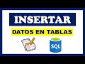 ✔️ Insertar Datos en TABLAS en SQL SERVER (INSERT) 🥇