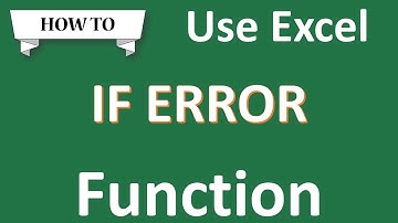 How to use If Error Function in Excel in Urdu | Excel Functions