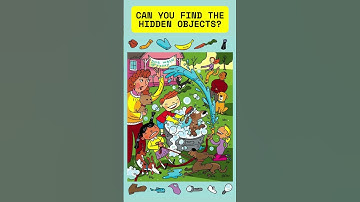 Only 1% Can Find All 12 Hidden Objects in This Dog Wash Chaos! 🕵️‍♂️🔍  #quiz #funnyvideo #funnygame