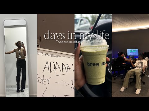 days in my life🌤️ uni duties, chit-chat, studying +more