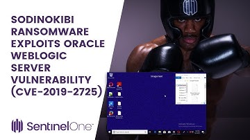 Sodinokibi Ransomware Exploits Oracle Weblogic Server Vulnerability (CVE-2019-2725)