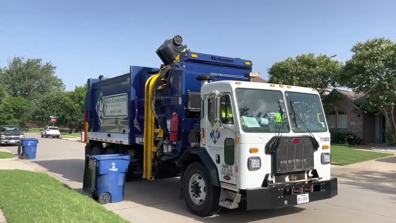 Waste Connections New Pete 520 ZR on Trash! YouTube