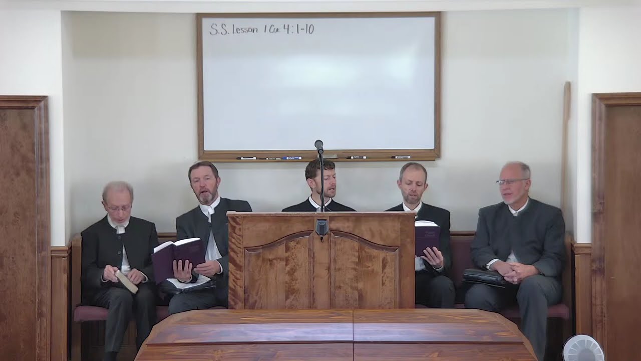 Montezuma Mennonite Church : Funeral Service for : Elmer A Yoder