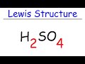 H2SO4 Lewis Structure - Sulfuric Acid