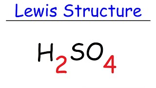 H2SO4 Lewis Structure - Sulfuric Acid