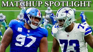 Tyler Smith Vs Dexter Lawrence Full Matchup | OL Vs DL Film | Week 2 NFL Highlights