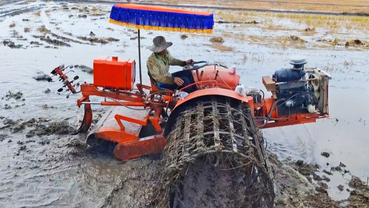 Gặp máy xới cải tiến chạy tốc độ 