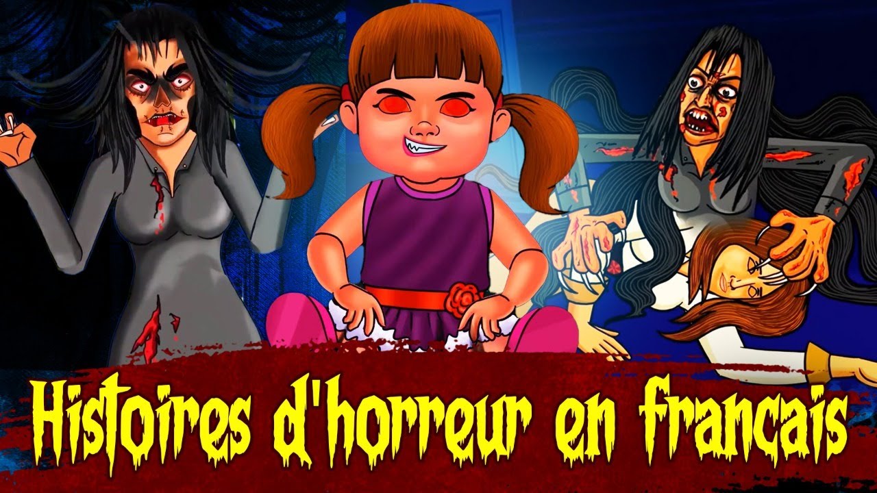 Page De Garde Des Douze Histoires D'hamour Celebre Histoires d'horreur français - Histoire Animée Horreur |Histoire Qui
