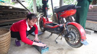 Mechanical girl: repair electric motorbike, rice milling machine and plow machine