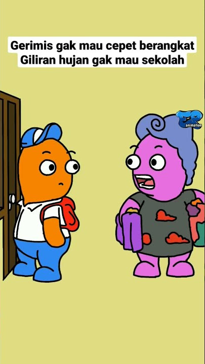 drama berangkat sekolah ketika musim hujan