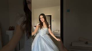 Trying on my Cinderella ballgown after over a year!! #cinderella #disney #disneyprincess