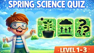 Spring Science Quiz for Kids 🌸🐝 | Can You Pass All 3 Levels? (Easy → Hard!) screenshot 2