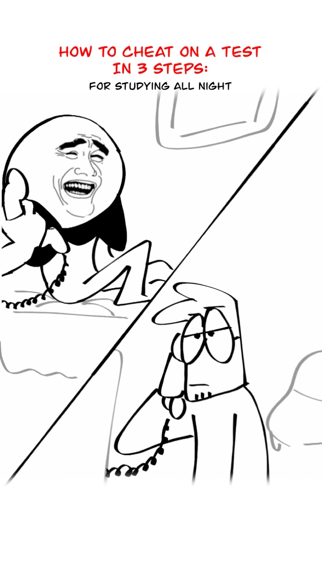 Cheat On A Test ? (Animation Meme) Anim: Don_Wakamole #shorts