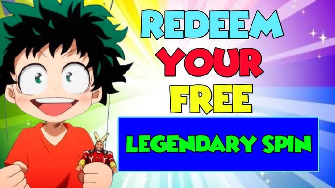 Roblox My Hero Mania *FREE SPINS* ALL NEW My Hero Mania Codes