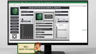 APLIKASI PURCHASE ORDER CETAK PO INVOICE OTOMATIS DAN ARSIP PO MENGGUNAKAN EXCEL VBA