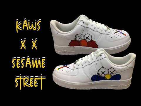 af1 x kaws
