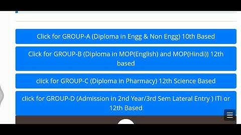 Polytechnic  admission form fill date announced