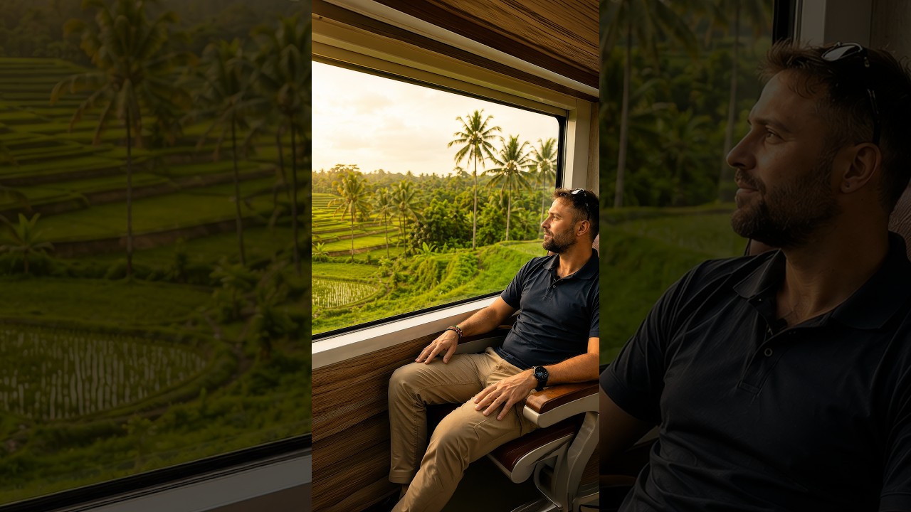 360° Luxury Panoramic Train in Indonesia!