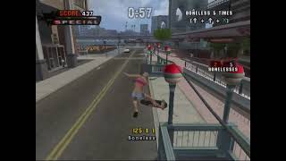 Old School Skating Techniques Goal | Tony Hawk's Underground 1 (THUG)