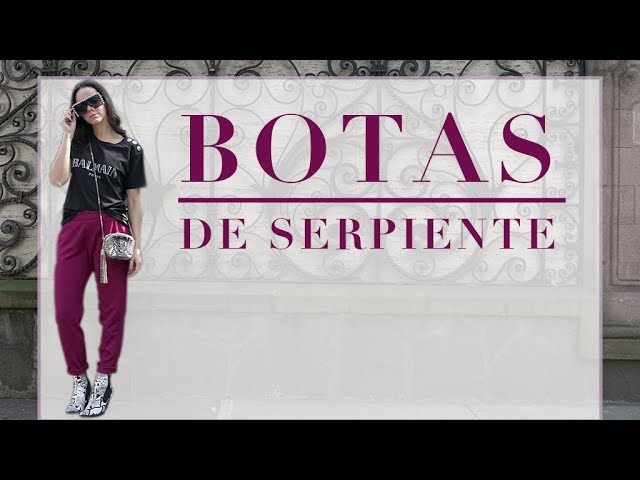 Look con botas de serpiente - LKBK - YouTube