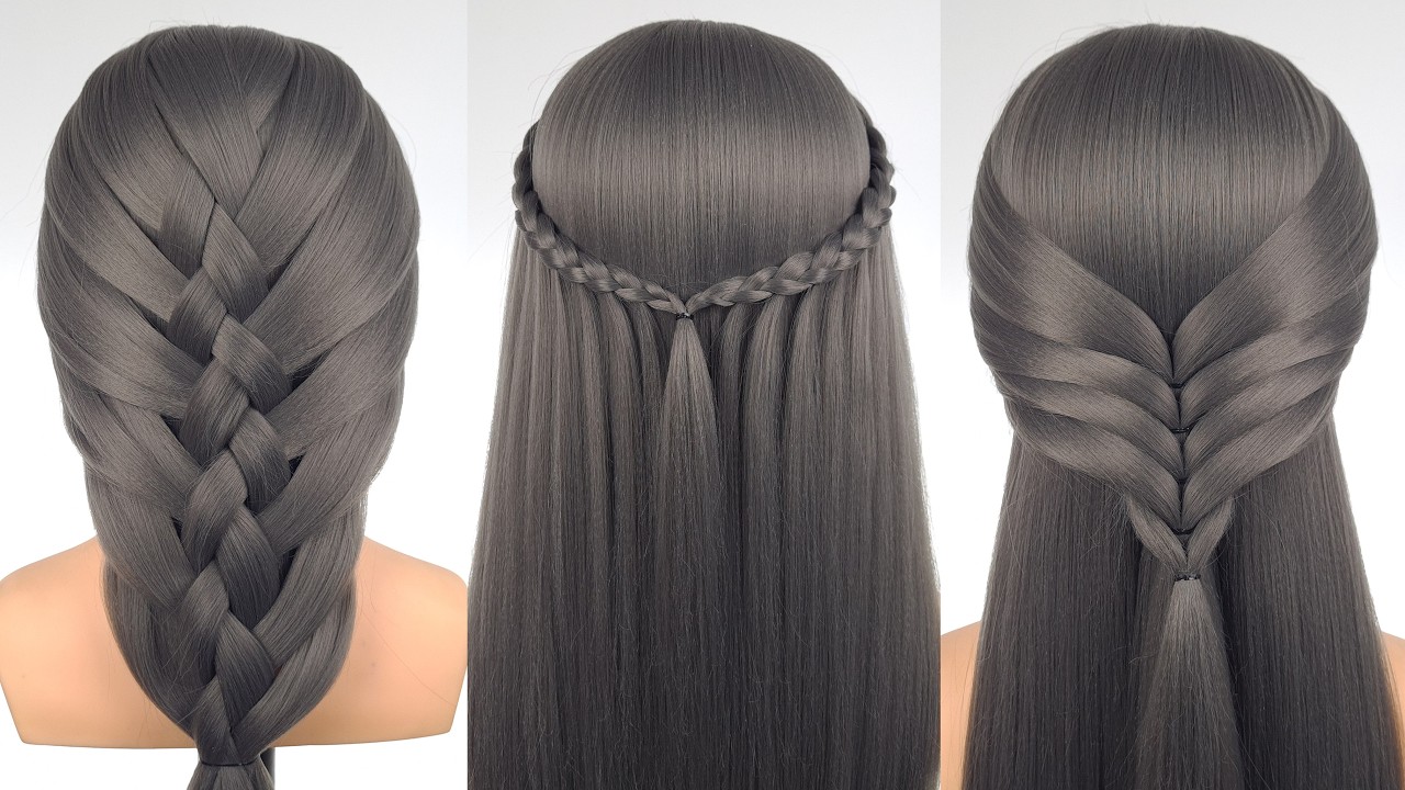 Simple & Amazing New Hairstyle | Different Easy Hairstyle for Girls | Half Up Half Down HairStyle