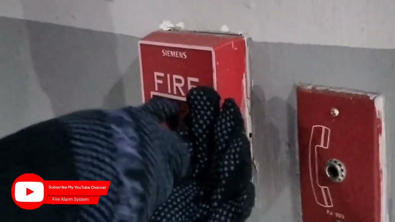 How to reset the MCP (Manual call point) siemens fire alarm system