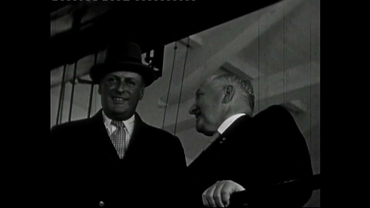 Kronprins Olav besøker Hunsfos