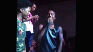 @iamjacquees looking at me while singing "Down" ft. @travisporter at Club Technies June16