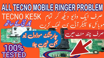 Tecno Phone Speaker Problem | Audio Problem In Tecno Mobile | Tecno ke5k ringer jumper solution
