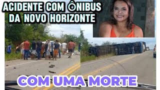 Woman dies in accident involving Novo Horizonte bus on BA-262 highway!