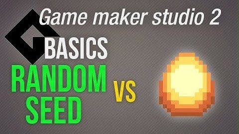 🔴Game Maker Studio 2 | Basics - Random vs seed