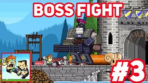 Dan The Man - Gameplay Walkthrough Part 3 - Boss Fight(Android, iOS)