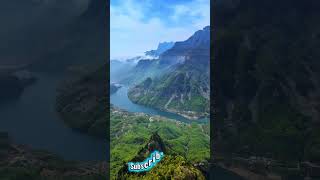 Nature’s Masterpiece 🌄 #Nature #Mountains #River #ScenicView #Travel #Wanderlust #shorts