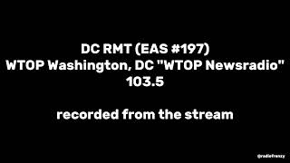 DC RMT on WTOP-FM 1/21/26 (EAS #197)