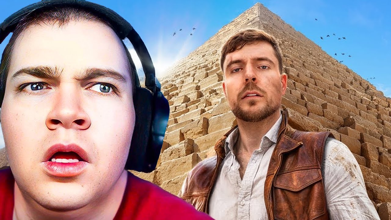 Steak Reacts To Mr. Beast Spending 100 Hours Inside The Pyramids!