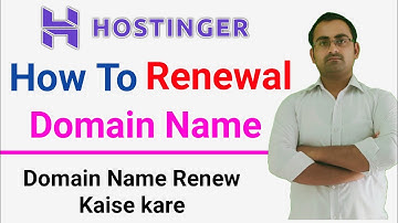 How To Renew Domain in Hostinger || Domain Name Ko Renewal Kaise Kare