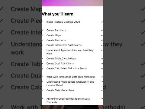 Two courses to learn Tableau | Udemy | Basic and Advanced | Tips and trick 🤯