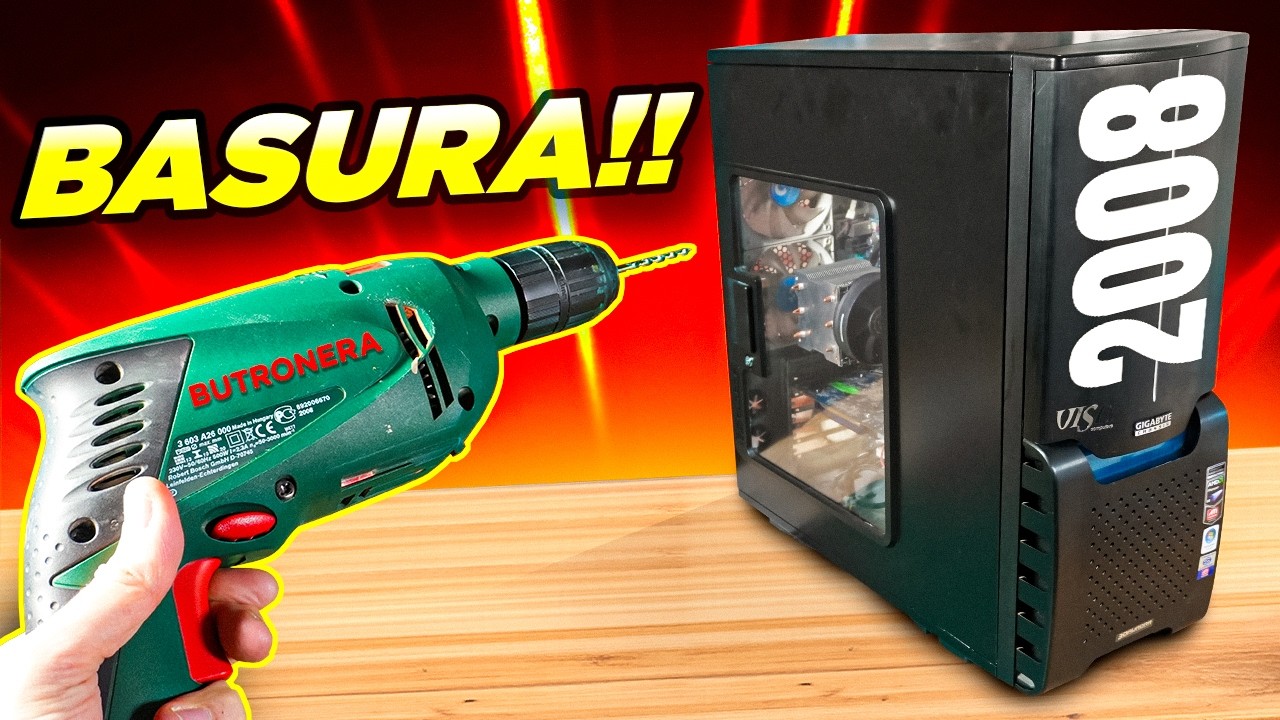 Iban a TIRAR una COMPUTADORA a la BASURA y la RESCATÉ