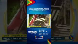 Vídeo mostra presidente do Náutico se envolvendo em confusão com torcedor do Sport durante clássico
