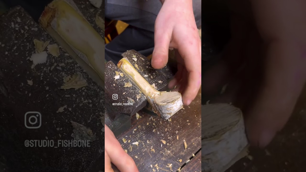 Draw knife rough out for wooden spoon! 