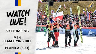 FIS Ski Jumping - Watch LIVE World Cup Men's Team Flying Hill Planica 2024