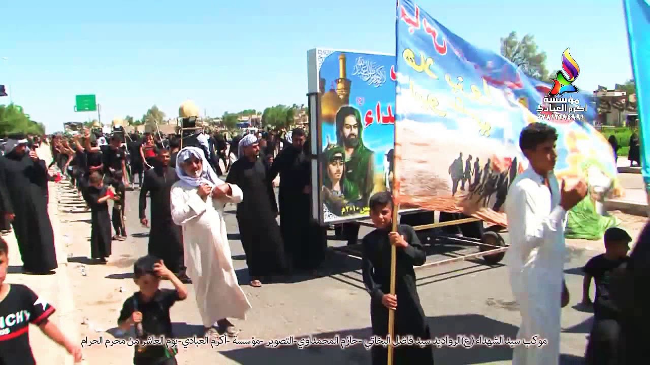 موكب سيد الشهداء الرادود الملا سيد فاضل البخاتي والملا حازم المحمداوي/ميسان ناحية نبي الله العزير(ع)