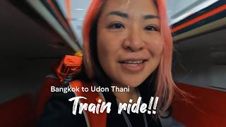 Through Thailand by Train 🚆🌿 | Bangkok to Udon Thani