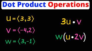 Dot Product Operations - Add, Subtract, Multiply, Distribute | Eat Pi