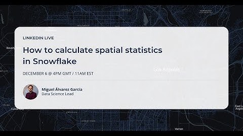 How to calculate spatial statistics in Snowflake