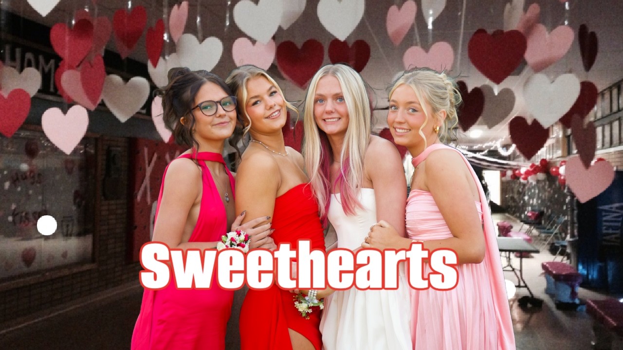 She’s Growing Up 🥹 Valentine’s Dance GRWM + Sweet Pizza Date Night