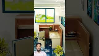 2 second Big study table taiyar | 3D study