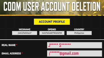 HOW TO PROPERLY DELETE YOUR CODM ACCOUNT | CODM USER ACCOUNT DELETION