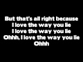 Rihanna Love The Way You Lie Part 2 Ft Eminem Lyrics YouTube FLV