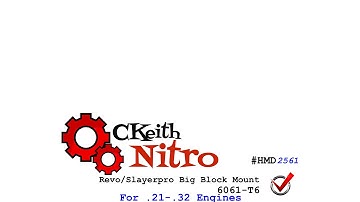 "NEW" REVO3.3/SLAYERPRO Big Block mount "HMD2561"